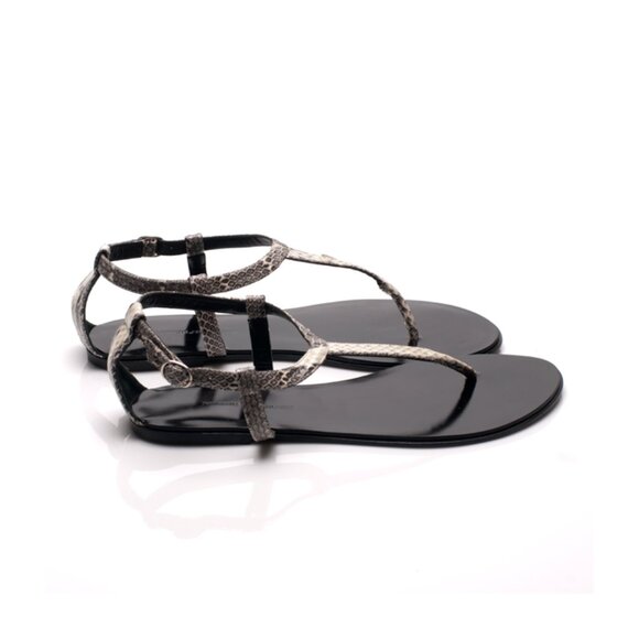 Genuine Snake Skin Leather Sandals Handmade - Picture 2 of 8